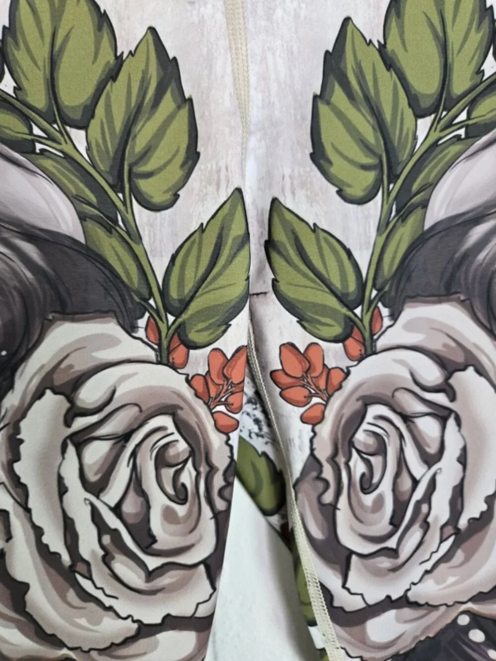 Eagle Rock WERKSHOP Day of the Dead Dias De Muertos Capri Leggings small usa